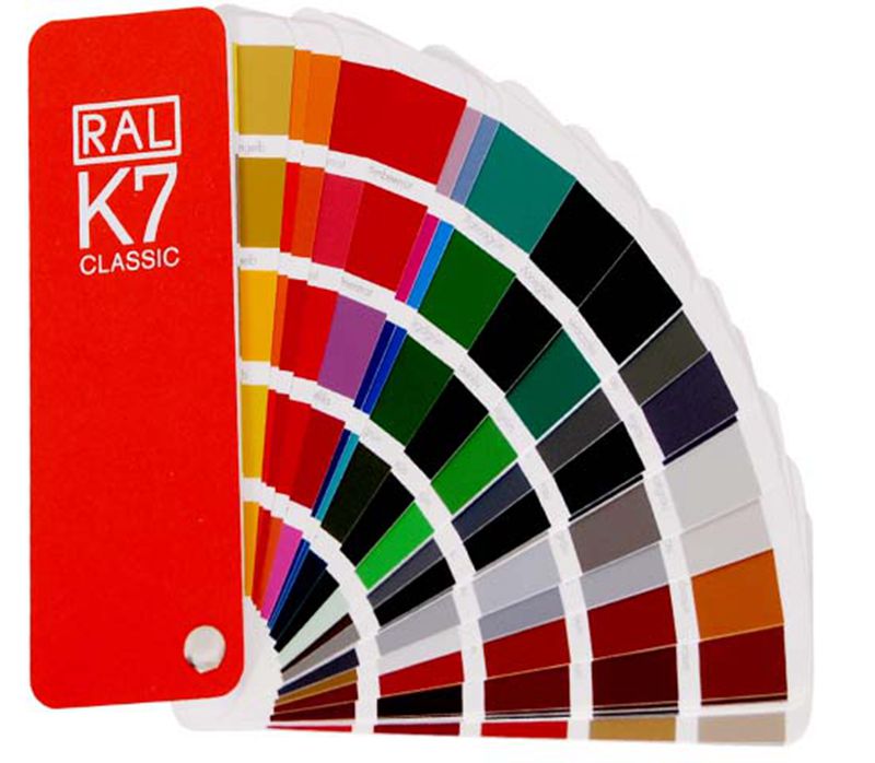 Metal color code ral classic color card K7 color chart ral c