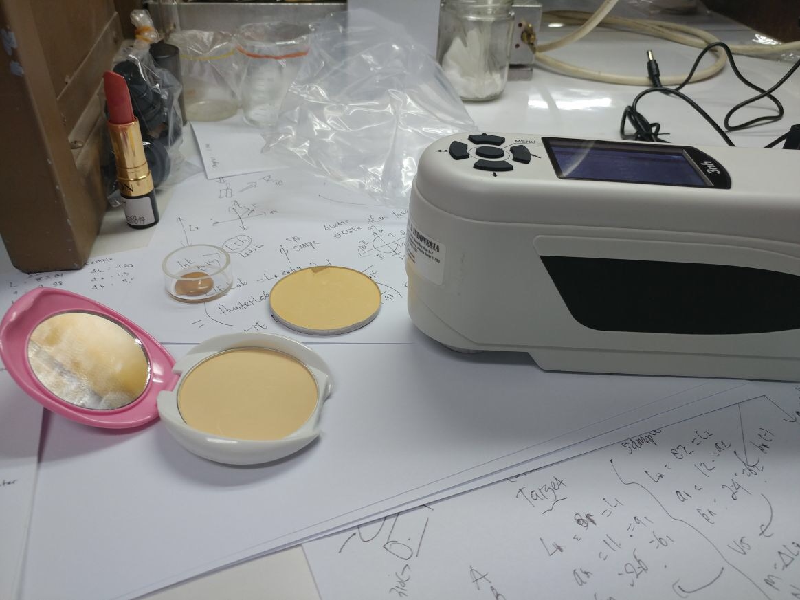 3nh NH310 colorimeter for cosmetics skin color tes