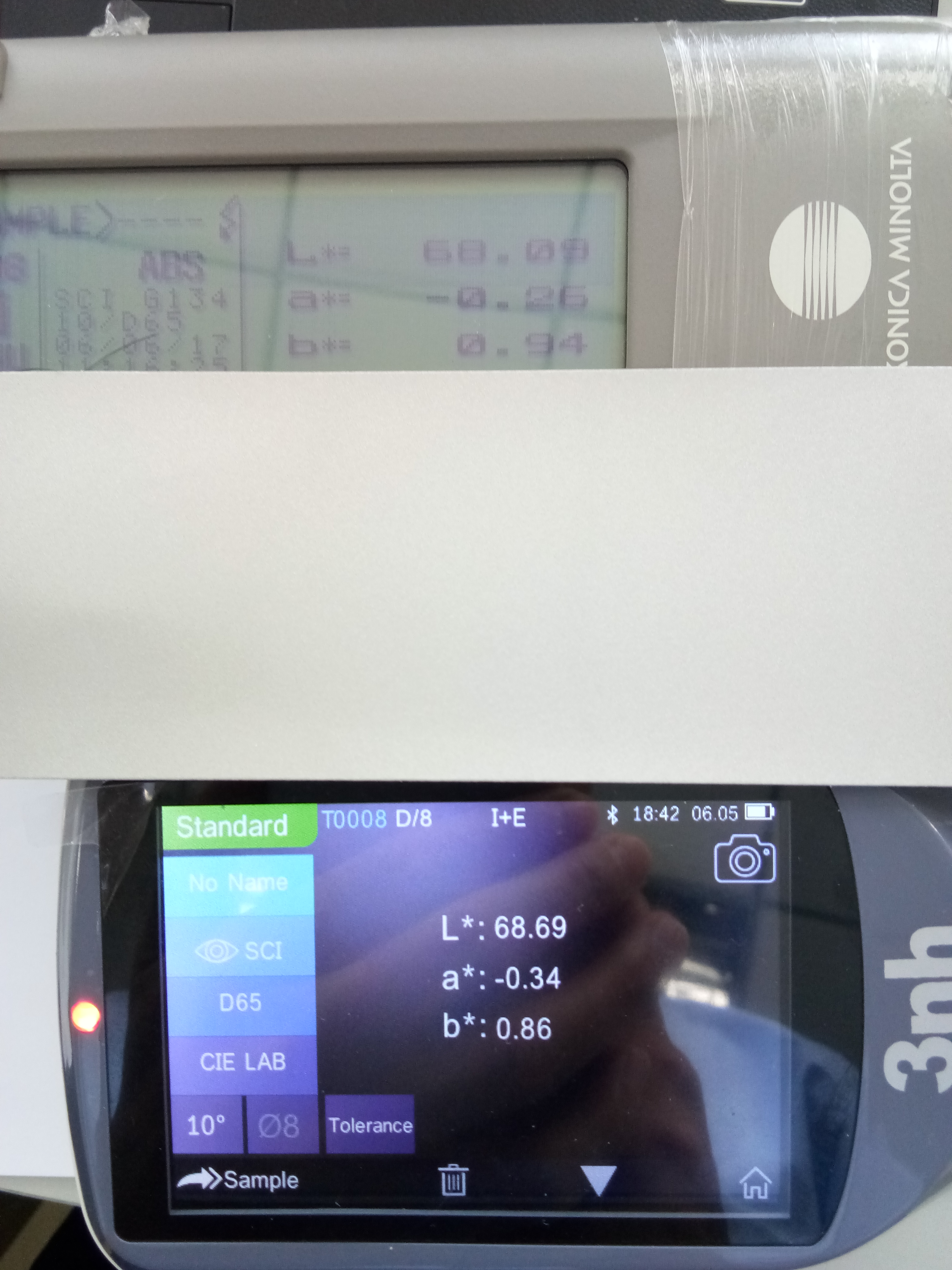 YS3060 Spectrphotometer compared to Minolta CM2300D/CM2500D/