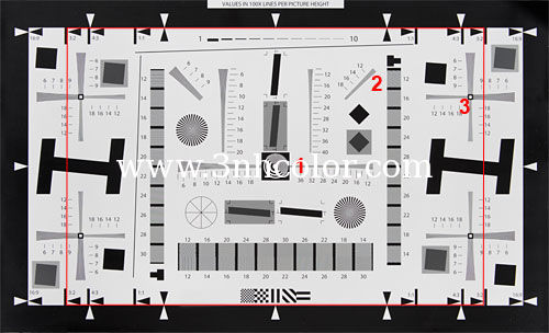 3nh / Sineimage Reflective/Transparent YE0175 Streaking Measurement Test Chart for the disturbance